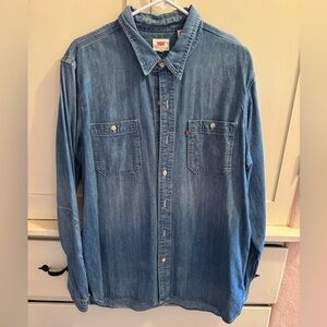Levi’s Button Down Denim Shirt